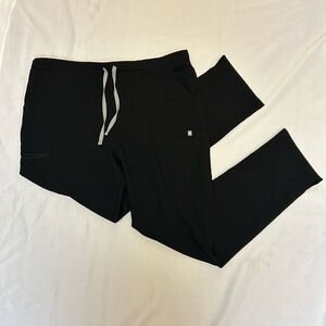 FIGS Women’s Scrub Pants Technical Collection Black Size XL
